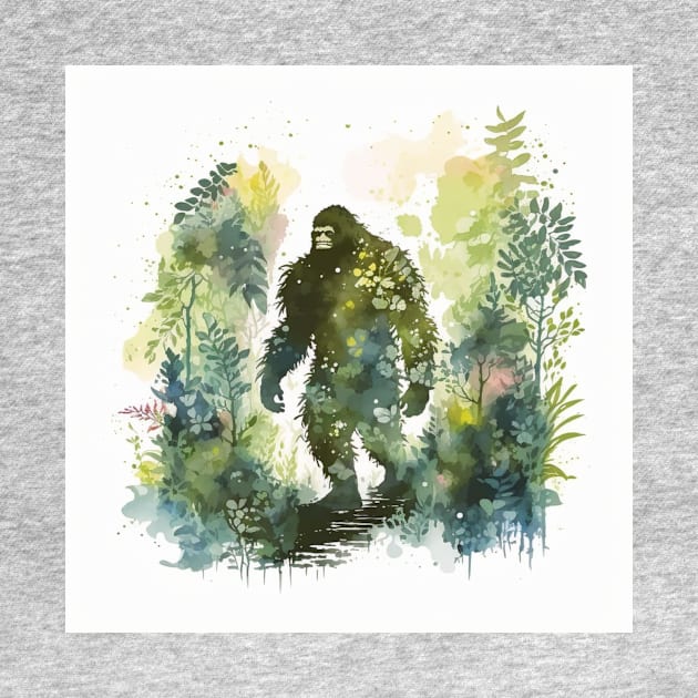 Bigfoot in the Foliage by Star Scrunch